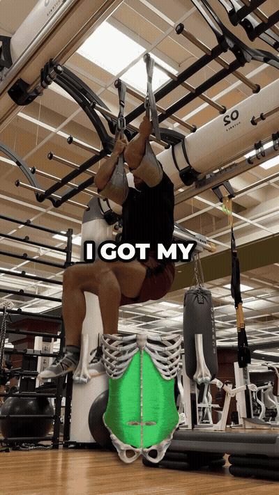 I got my core strong enough to do 30 knee raises without swinging.