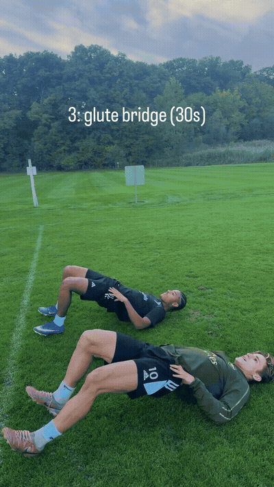 Isometric Glute Bridge 30s