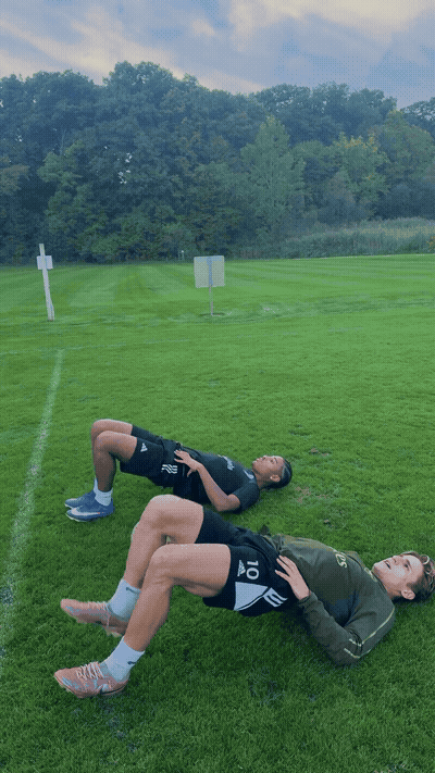 Single-Leg Bridge Pulses x6/side