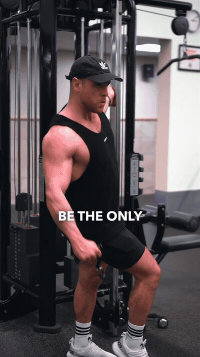 Bench so cable lateral raise it is. Being wide might be the only thing