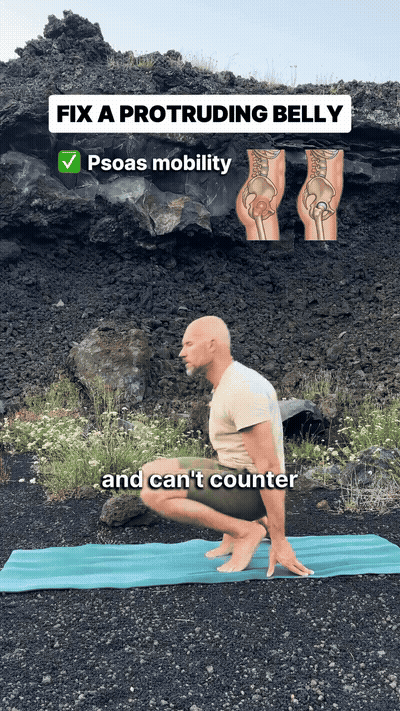 Kneeling lean-back ↔ deep toe-squat rock