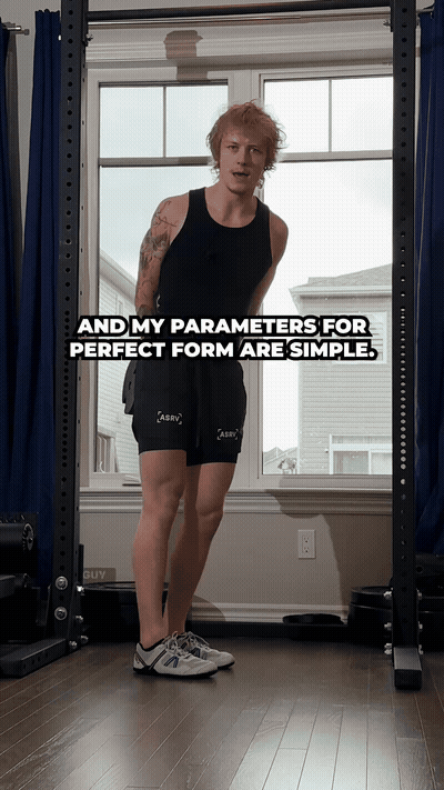 Perfect Form — Heels Up, Weight Behind