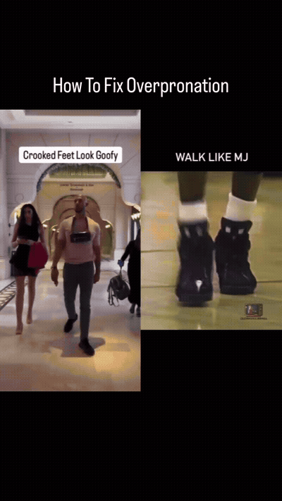 Here's how you go from walking like the top G to MJ. Right here is a c