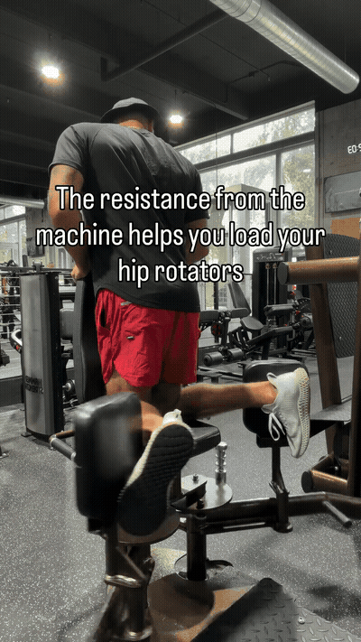 Internal Rotation on the Leg Press