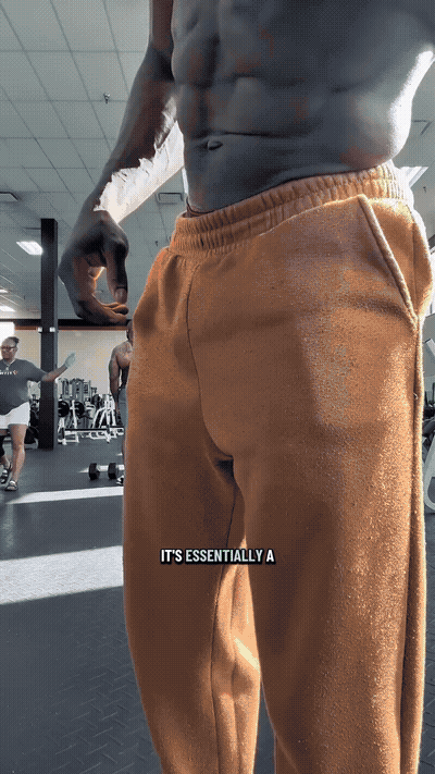 It's essentially a core set that wraps around your abdomen and helps s