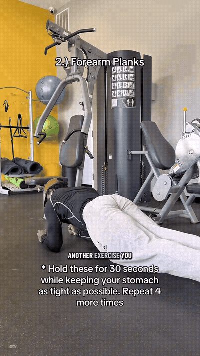 A great way to train your transverse abdominis. Another exercise you c
