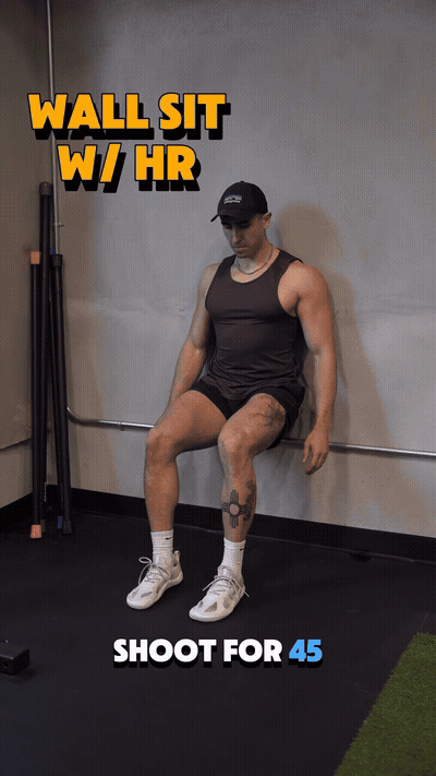 Shoot for 45 seconds, and if this is too hard initially,