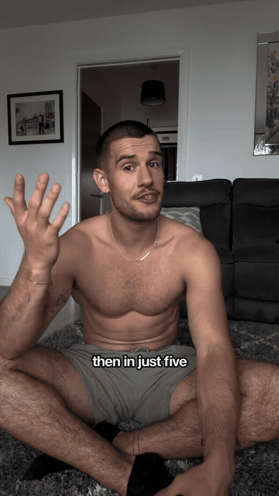 30 seconds of wrist rotations, then in just five minutes your whole bo