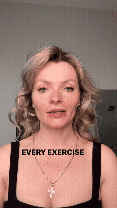 Every exercise repeat 7-10 times.