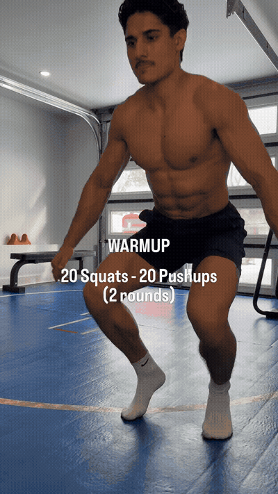 Warm-Up — 2 Rounds, 20 Reps Each