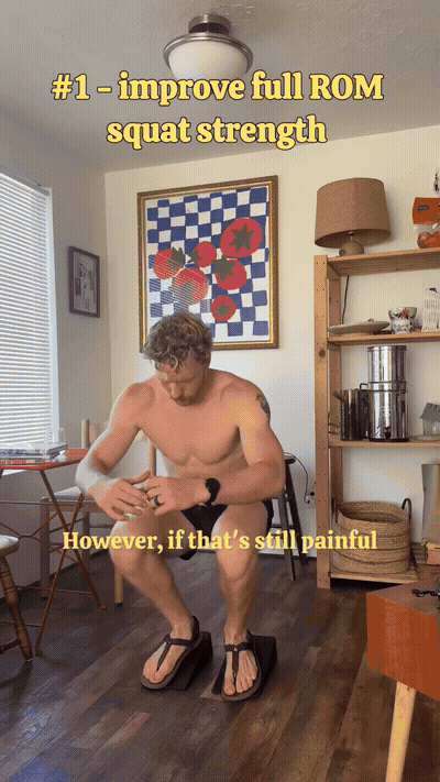 Regressed Squat — Bodyweight or Assisted