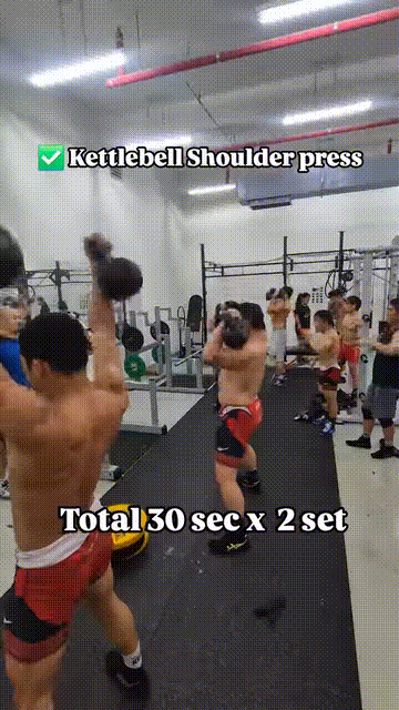 Kettlebell Shoulder Press
