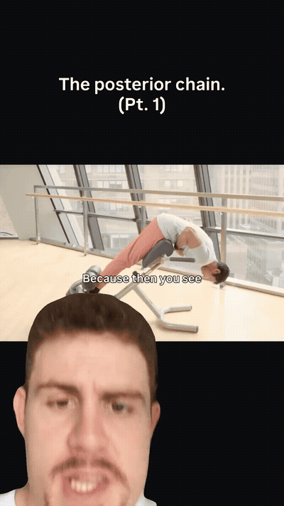 I guarantee that most of you have done nothing about the lower back. B