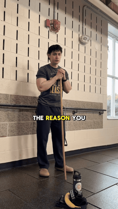 The reason you fucking idiots have crunchy-ass, painful shoulders duri