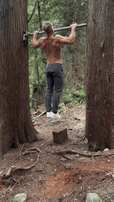 And it will give you the back strength for what's next, overhead pulli