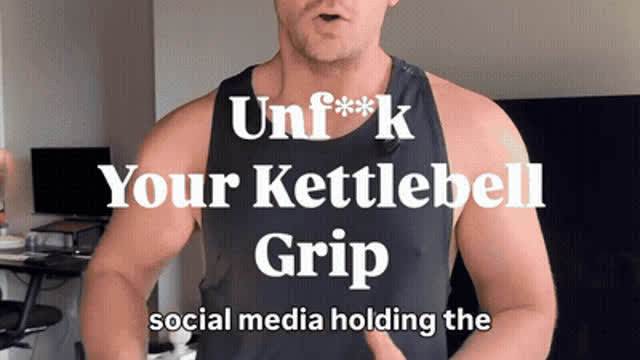 Kettlebell Grip Fix — Corner of the Handle + Knuckles to the Ceiling