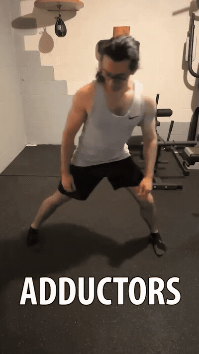 Bend down while keeping both legs and back straight. Extend your legs 