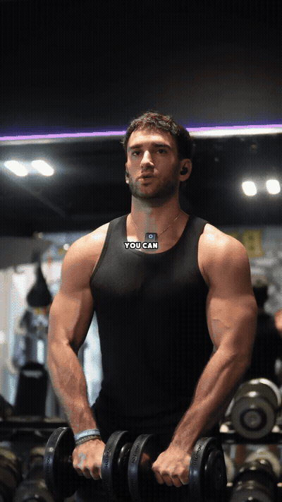 You can do these connected front raises, seated, Ryan.