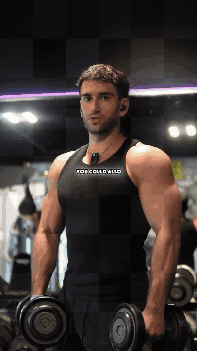 You can also switch to this 90 degree position and do L raises. Now, R