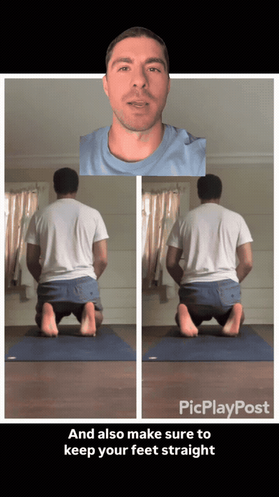 Finish Cue — Straight Feet, Big-Toe Connection
