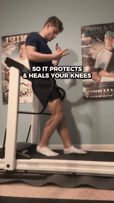 So it protects and heals your knees at the same time. There's not a si