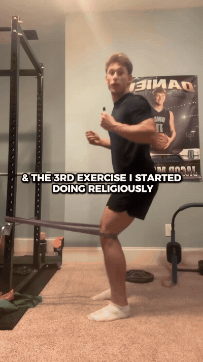 Which the tear drop muscle right above your knee care. And the third e