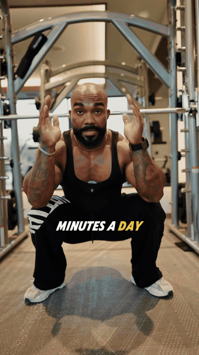 Deep squat hold — 2 min